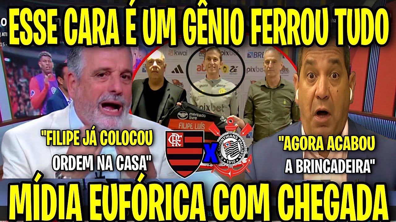 PASCOAL E ZINHO FICARAM EUFORICOS! FILIPE LUIS VAI BOTAR ORDEM NA CASA!" FLAMENGO X CORINTHIANS
