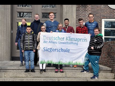 Berufliche Schule Uferstraße in Hamburg gewinnt Deutschen Klimapreis der Allianz Umweltstiftung 2018