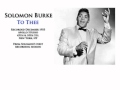 Solomon Burke - To Thee (1955 - First Recording Session)