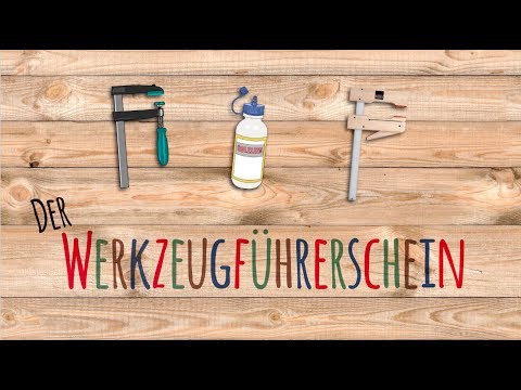 Werkzeugführerschein - Leim und Zwingen