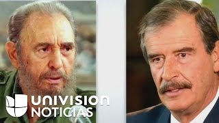 El día en que Fidel Castro desató una crisis política con México