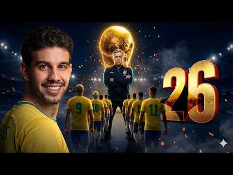 ANALISEI OS 26 CONVOCADOS DO BRASIL PRA COPA 2026 | NOME POR NOME