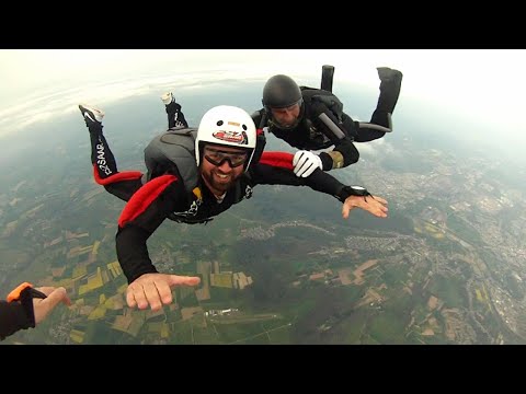 Der Traum vom Fliegen - Anfänger in der AFF Ausbildung bei FSZ Saar / Fallschirmspringen / Skydiving