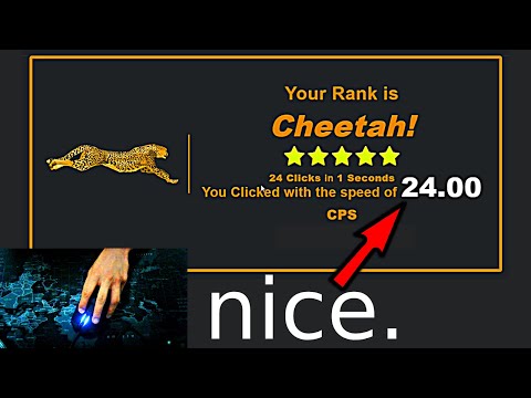 CPS TEST WORLD RECORD! (24 CLICK PER SECOND)