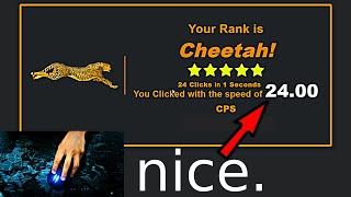 CPS TEST WORLD RECORD! (24 CLICK PER SECOND)