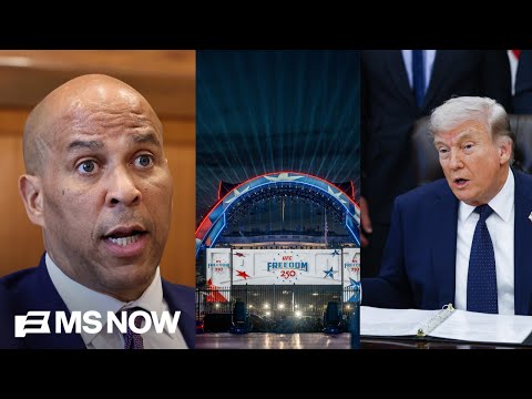‘Counterfeit masculinity’: Top Dem blasts Trump’s UFC birthday bash as corruption concerns grow