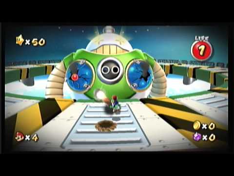 Super Mario Galaxy 2 - Stage 3-Boss: Comet Star "Megahammer's Daredevil Bash"