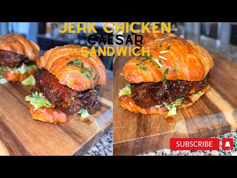 JERK CHICKEN CAESAR SANDWICH | BEST JERK CHICKEN RECIPE | CAESAR RECIPE | SHAYSFOODJOURNEY