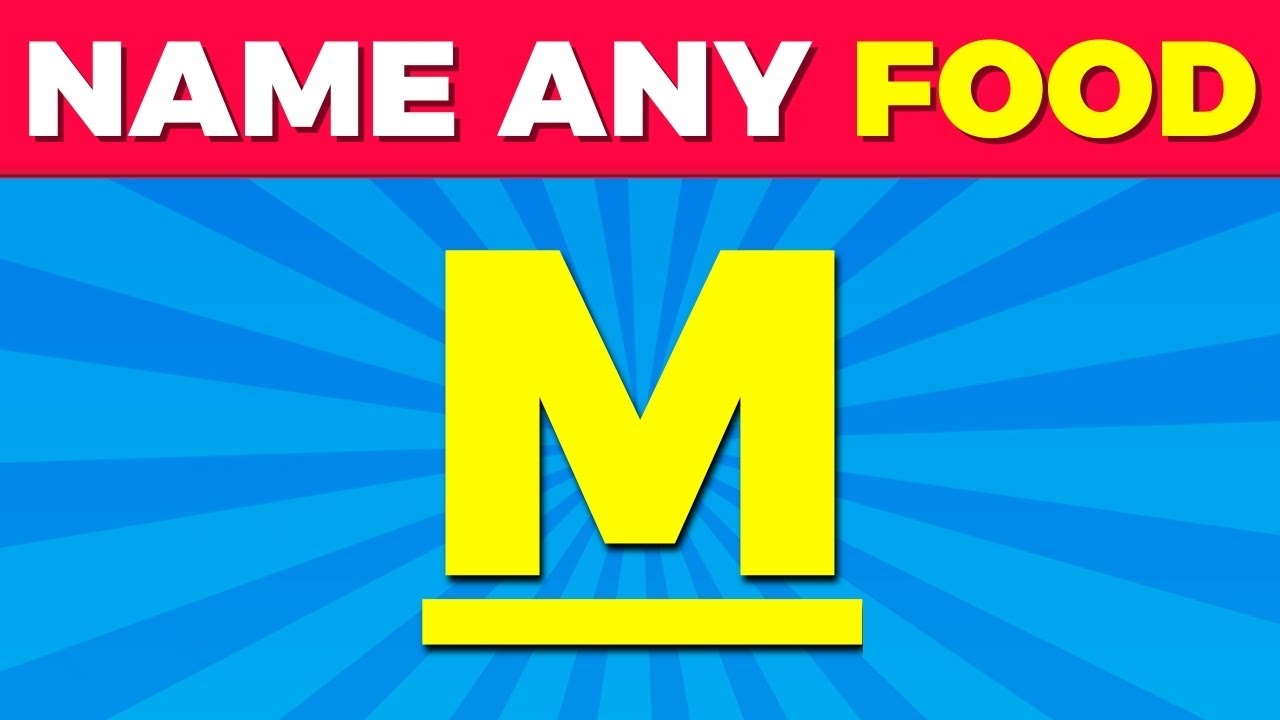 WORD ASSOCIATION GAME 🤯 ABC FOOD SPEED QUIZ 🍔 Alphabet Challenge #1