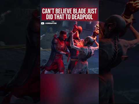 Cant Believe Blade Just Did That To Deadpool (Marvel Midnight Suns Deadpool) #Shorts