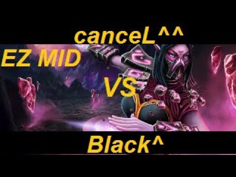 canceL TA vs Black^ Mid Lane : DotA 2 Full Professional MMR Replays