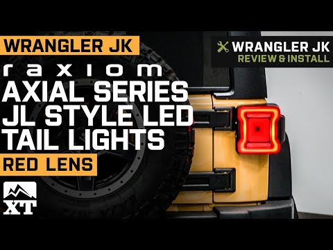 Jeep Wrangler JK Raxiom Axial Series JL Style LED Tail Lights Review & Install