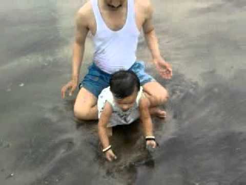 Video riddhi on beach
