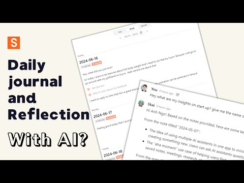 How to Write Daily Notes and Reflections with AI? | Saner.ai