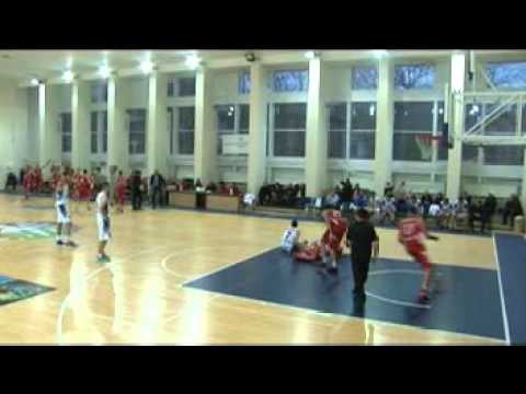 Denis Petkov scores from the floor