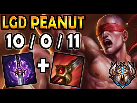 Peanut LEE SIN vs SYLAS [ Jungle ] Patch 10.19 Korea Challenger ✔️