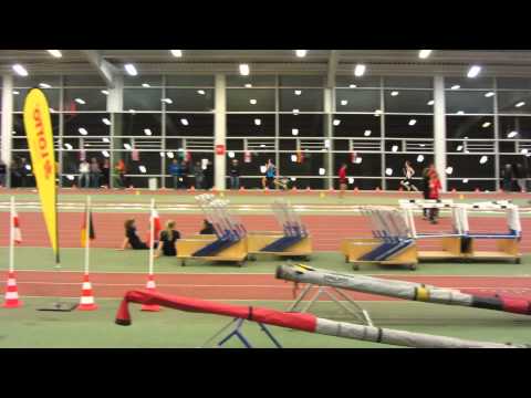 NDM Halle 1.2.2014 - 400m Männer 5. Zeitlauf