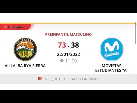 Preinfantil masc A VILLALBA RYA SIERRA - ESTUDIANTES