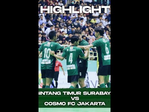 Highlight Pertandingan - Bintang Timur Surabaya vs Cosmo FC Jakarta | Pekan 3 | Grub B | PFL 2020