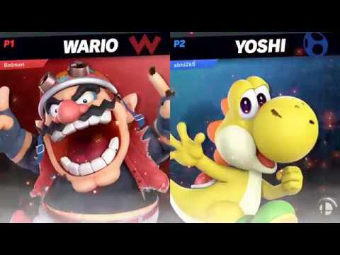 Botman (Wario/Ike) vs Abhi2k5 (Yoshi/Pac-Man) - Smash Ultimate @ Pune 1
