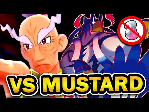 FINAL MUSTARD BATTLE & GMAX URSHIFU!!! (Pokemon Sword and Shield Isle of Armor DLC) [NO HEALING]