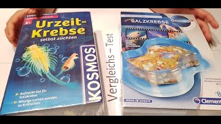 URZEIT KREBSE Vergleichstest -- KOSMOS gegen GALILEO Experimentierkasten