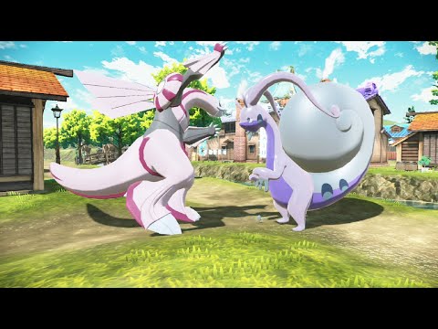Palkia Slapped Alpha Goodra [Pokémon Legends: Arceus]