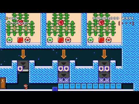 ⬤Spot the Difference: Christmas⬤ by Lea96 - Super Mario Maker 2 - No Commentary 1bz