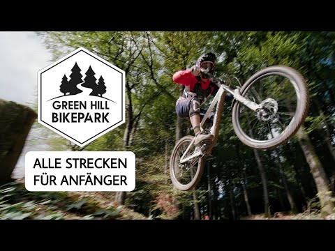GREEN HILL BIKEPARK: All trails suitable for beginners presented + BONUS Challenge | Leo Kast