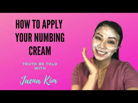 How to Apply Numbing Cream Prior to your Cosmetic...