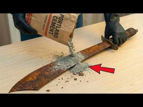 Few people know this hidden restoration method for Old Rusty Sword… From Trash to Treasure!