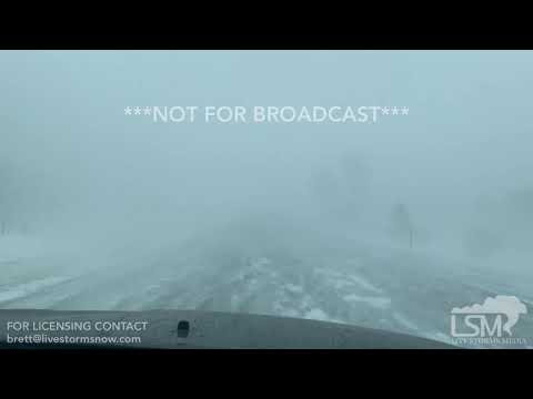 04-11-19  Interstate 35 North, MN - Whiteout conditions near Esko MN