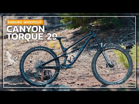 Canyon Torque Review - Enduro Bike Shootout  #mtb #mountainbiking