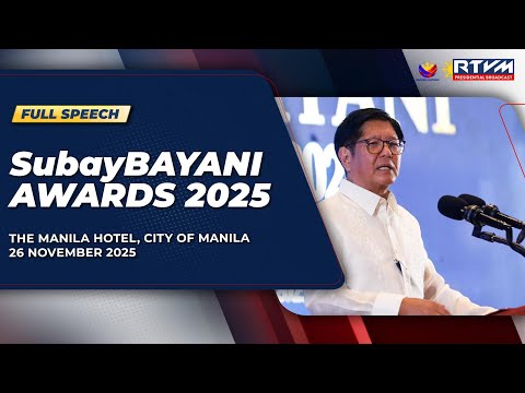 SubayBAYANI Awards 2025 (Speech) 11/26/2025