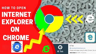 How To run Internet Explorer Inside Chrome Browser 👉 | IE Tab |