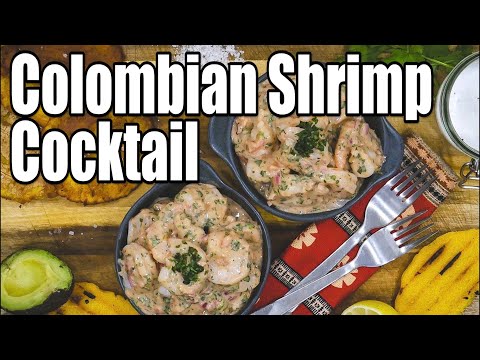 5 minutes HOW TO MAKE Colombian🇨🇴 Shrimp Cocktail (CEVICHE)🦐🦐🦐