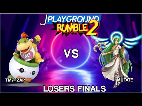 JPlayground Rumble 2 Losers Finals - TM7_ZAP (Luigi/Bowser Jr) Vs MuteAce (Palutena)