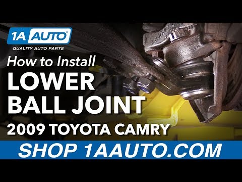 How to Replace Front Lower Ball Joints 07-11 Toyota Camry