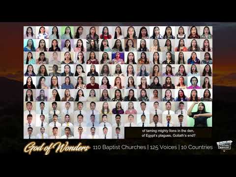 God of Wonders | BMVM | 125 Voices | 110 Baptist Churches