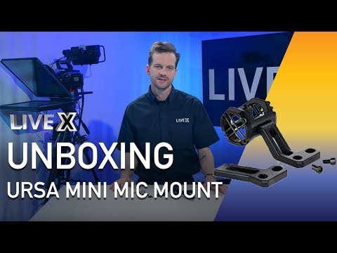 Blackmagic design microphone mount for ursa mini/mini pro