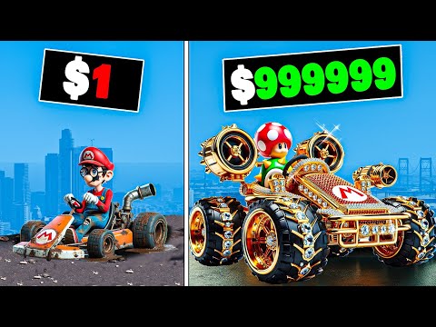 $1 to $1,000,000 Mario Kart in GTA 5