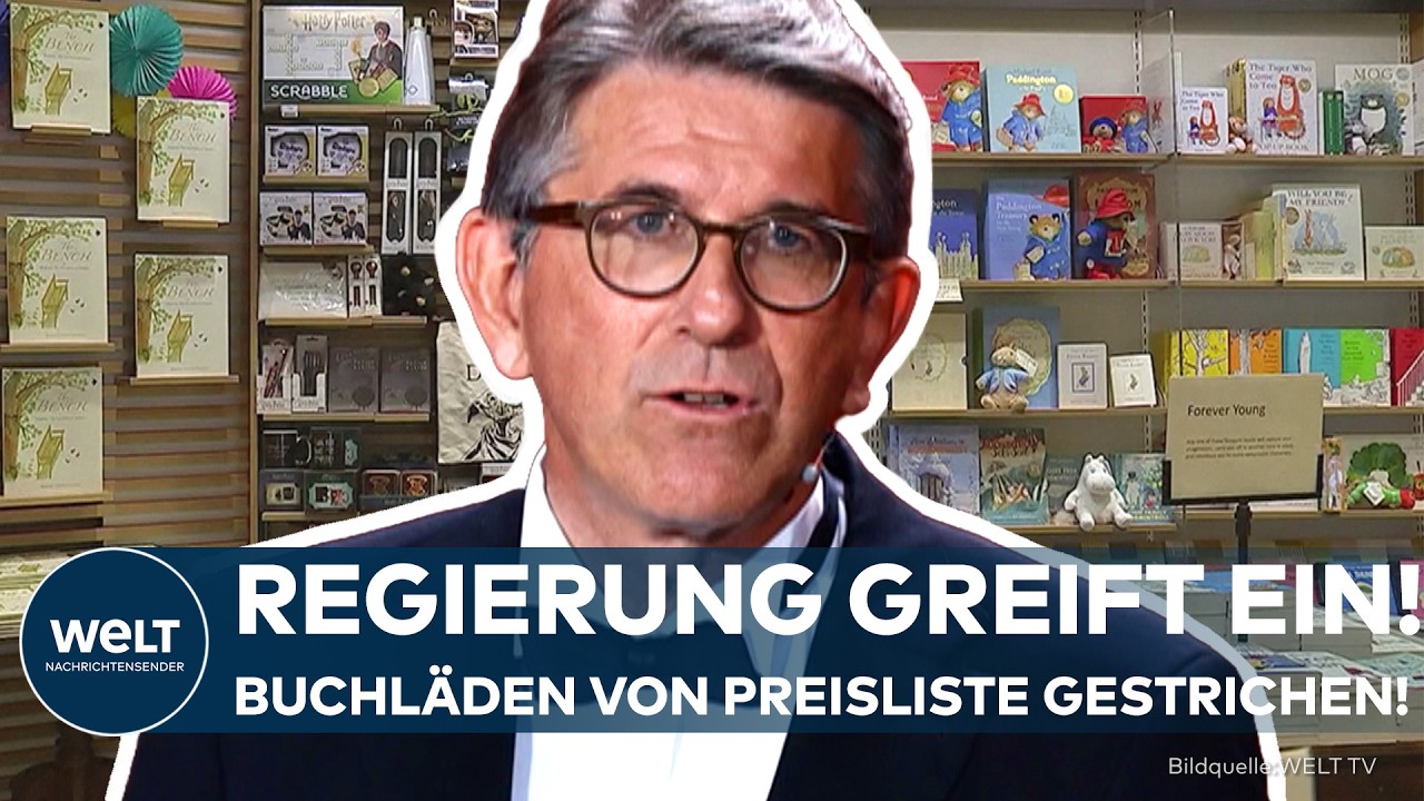 DEUTSCHLAND: Eingriff beim Buchhandlungspreis! Regierung streicht mehrere Buchhandlungen von Liste!