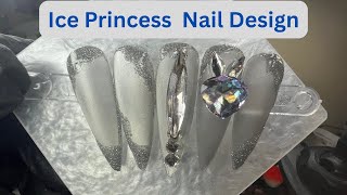 Ice Princess Nails BR Nail talk #designitnailcards @BlueRoseNails 