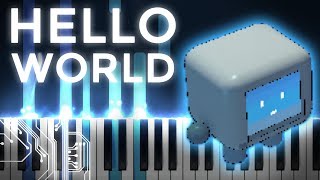 louie zong · hello world | LyricWulf Piano Tutorial on Synthesia