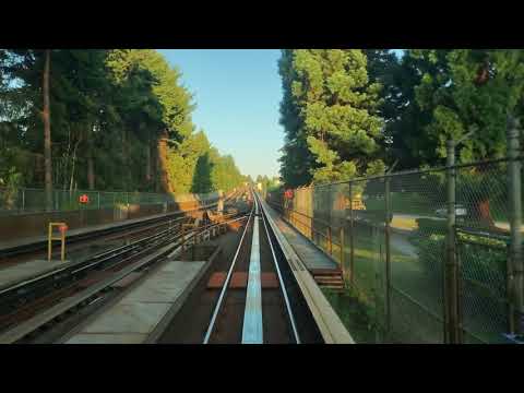 Vancouver SKYTRAIN END-TO-END RIDE: EXPO LINE EASTBOUND Waterfront to Production Way-University