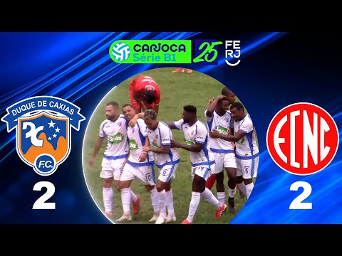 CARIOCA SÉRIE B1 PROF. (2025) - TAÇA CORCOVADO - 10ª RODADA - DUQUE DE CAXIAS 2X2 NOVA CIDADE