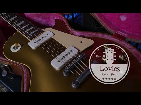 1956 Gibson Les Paul Gold Top - Vintage Guitar Demo - All Original - 6 5096 - Only at Lovies Guitars