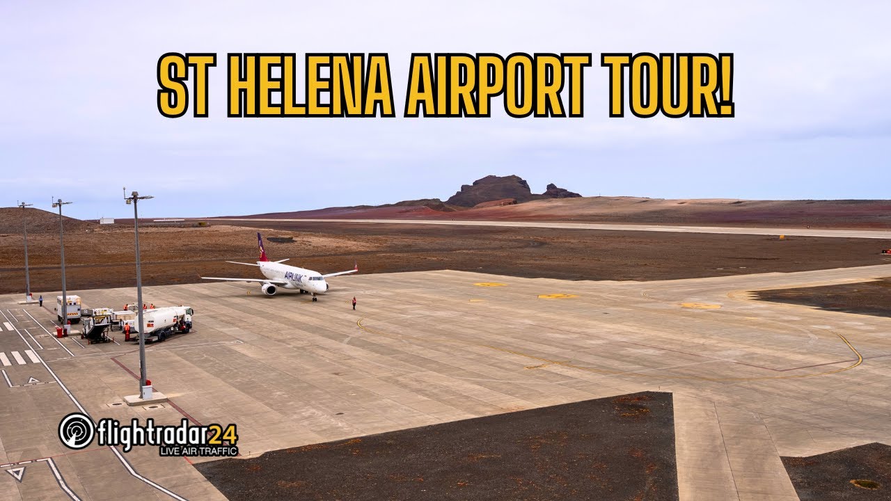 St Helena Airport behind the scenes!