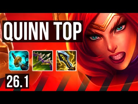 QUINN vs IRELIA (TOP) | Lethal Tempo, 4k gold comeback | EUW Diamond | 26.1