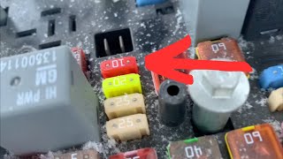 Fuel Pump Control Module Fuse 10A Location Chevrolet Equinox 2010-2017